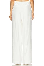 SIR. Dorian Wide Leg Pant in Ivory, view 4, click to view large image.