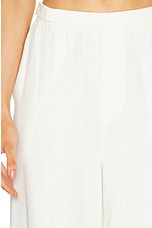 SIR. Dorian Wide Leg Pant in Ivory, view 6, click to view large image.