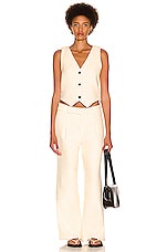 SIR. Lucette Pant in Creme, view 4, click to view large image.