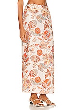 SIR. Noemi Midi Skirt in Desert Wildflower, view 2, click to view large image.