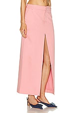 SIR. Giacomo Split Skirt in Pink, view 2, click to view large image.