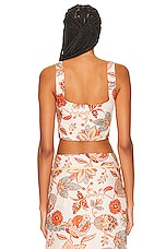 SIR. Noemi Crop Top in Desert Wildflower, view 3, click to view large image.
