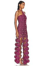 Simon Miller Beep Beep Dress in Magenta, view 2, click to view large image.