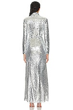 Simon Miller Sequin Sculpty Dress in Satellite Silver, view 3, click to view large image.