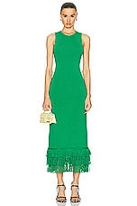 Simon Miller Albers Knit Dress in Gummy Green, view 1, click to view large image.