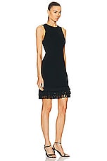 Simon Miller Albers Knit Mini Dress in Black, view 2, click to view large image.