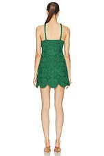 Simon Miller Beep Beep Mini Dress in Gummy Green, view 3, click to view large image.