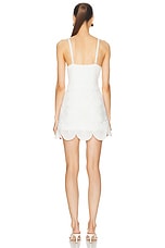 Simon Miller Beep Beep Mini Dress in Pearl, view 3, click to view large image.