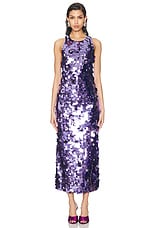 Simon Miller Lou Sequin Dress in Disco Purple, view 1, click to view large image.