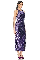 Simon Miller Lou Sequin Dress in Disco Purple, view 2, click to view large image.