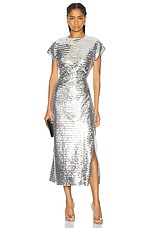 Simon Miller Argan Sequin Dress in Satellite Silver, view 1, click to view large image.