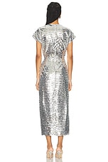 Simon Miller Argan Sequin Dress in Satellite Silver, view 4, click to view large image.