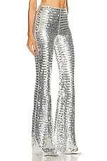 Simon Miller Sequin Robo Pant in Satellite Silver, view 2, click to view large image.