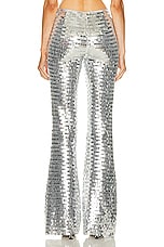 Simon Miller Sequin Robo Pant in Satellite Silver, view 3, click to view large image.