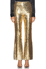 Simon Miller Robo Sequin Pant in Star Gold, view 1, click to view large image.