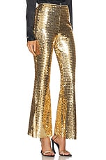 Simon Miller Robo Sequin Pant in Star Gold, view 2, click to view large image.