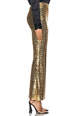 Simon Miller Robo Sequin Pant in Star Gold, view 3, click to view large image.