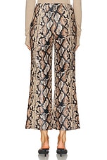 Simon Miller Pia Vegan Snake Pant in Snake Print, view 4, click to view large image.