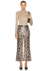 Simon Miller Pia Vegan Snake Pant in Snake Print, view 5, click to view large image.