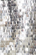 Simon Miller Dizzy Sequin Skirt in Satellite Silver, view 5, click to view large image.