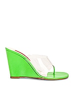 Simon Miller Ghost Wedge Shoe in Happy Green, view 1, click to view large image.