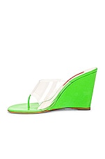 Simon Miller Ghost Wedge Shoe in Happy Green, view 5, click to view large image.