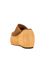 Simon Miller Bubble Wedge Shoe in Toffee, view 3, click to view large image.