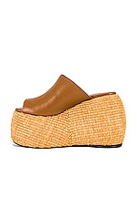 Simon Miller Bubble Wedge Shoe in Toffee, view 5, click to view large image.