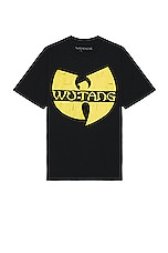 SIXTHREESEVEN Six Three Seven Wu Tang T-Shirt in Black, view 1, click to view large image.