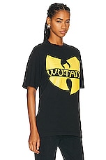 SIXTHREESEVEN Six Three Seven Wu Tang T-Shirt in Black, view 2, click to view large image.
