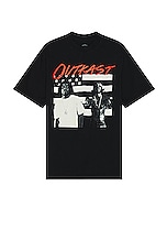 SIXTHREESEVEN Six Three Seven Outkast T-Shirt in Black, view 1, click to view large image.