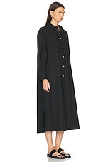 Skall Studio Mia Shirt Dress in Black, view 2, click to view large image.