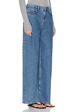 Skall Studio Willow 34&quot; Wide Leg in Washed Blue, view 2, click to view large image.