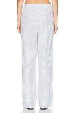 Skall Studio Rue Pant in Blue & White Stripe, view 3, click to view large image.