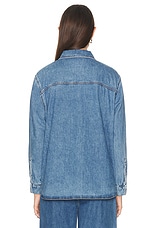 Skall Studio Millington Shirt in Washed Blue, view 3, click to view large image.
