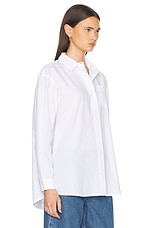 Skall Studio Edgar Shirt in Optic White, view 2, click to view large image.