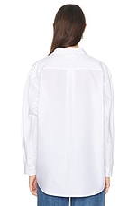 Skall Studio Edgar Shirt in Optic White, view 3, click to view large image.