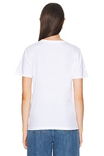 Skall Studio Andy Tee in Optic White, view 3, click to view large image.