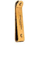 Saint Laurent Bill Clip ID in Light Bronze, view 1, click to view large image.