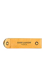 Saint Laurent Bill Clip ID in Light Bronze, view 3, click to view large image.