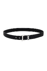 Saint Laurent Belt in Black, view 2, click to view large image.