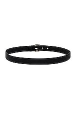 Saint Laurent Belt in Black, view 3, click to view large image.