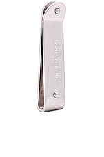 Saint Laurent Money Clip in Silver, view 1, click to view large image.