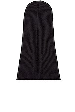 Saint Laurent Balaclava in Black, view 2, click to view large image.