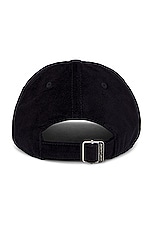 Saint Laurent Hat in Black, view 2, click to view large image.