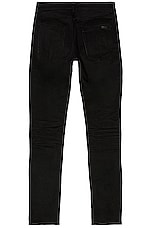 Saint Laurent Skinny Jean in Used Black, view 2, click to view large image.