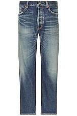 Saint Laurent Mick Skinny Jean in Authentic Blue Vintage, view 1, click to view large image.