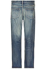 Saint Laurent Mick Skinny Jean in Authentic Blue Vintage, view 2, click to view large image.