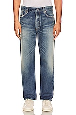 Saint Laurent Mick Skinny Jean in Authentic Blue Vintage, view 4, click to view large image.