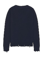 Saint Laurent Sweater in Marine, view 2, click to view large image.